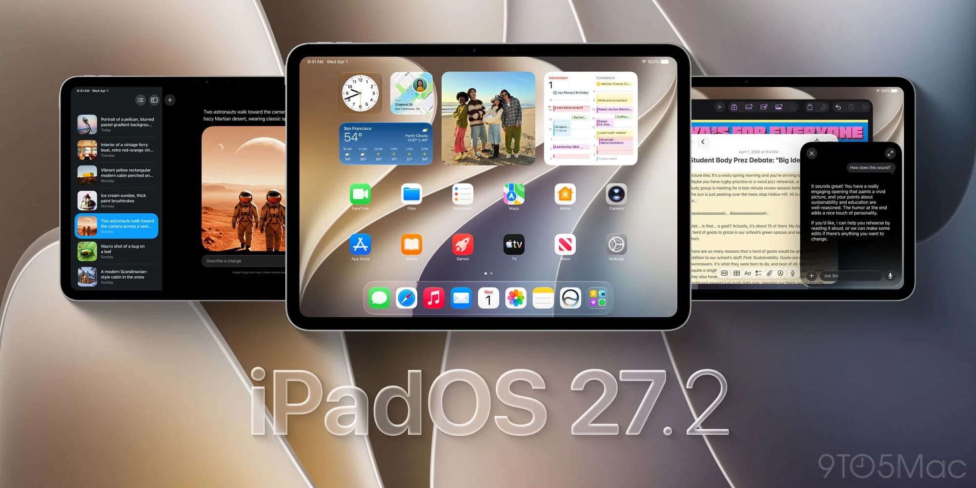 Apple "iPadOS 27.2" yeniləməsini yayımlayıb: "Siri" və tətbiqlər yenilənib