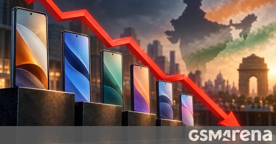 Hindistanın smartfon bazarı son 10 ilin ən zəif rübünü yaşayıb