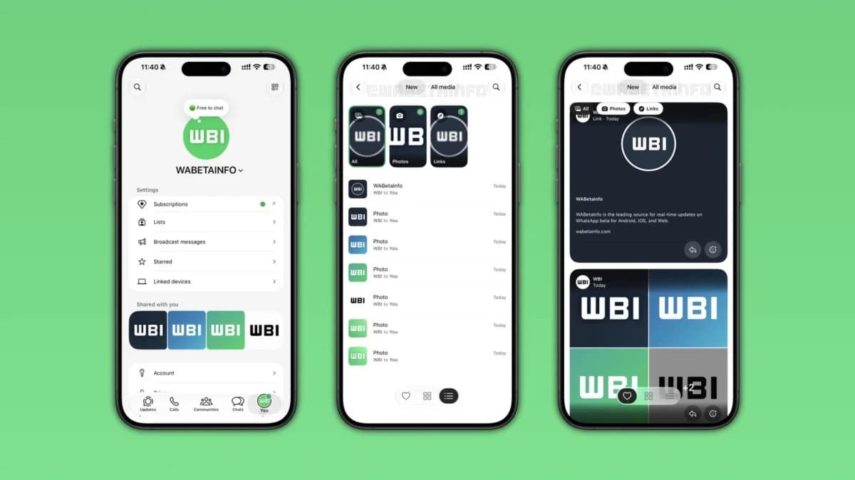 "WhatsApp" bütün media fayllarını bir yerdə toplayan bölməni "iPhone"a gətirir