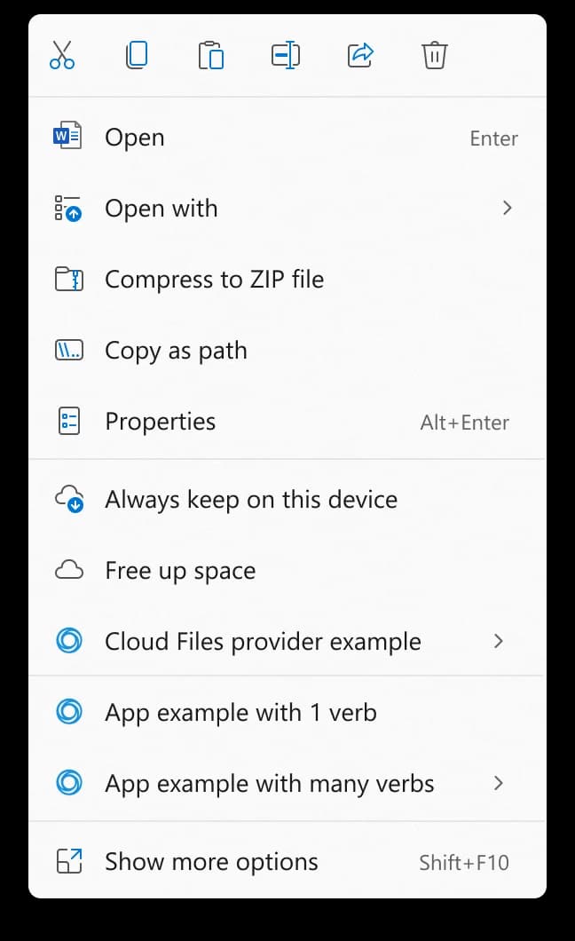 Windows 11-də sağ klik menyusu istifadəçinin istəyinə uyğun tənzimlənə biləcək